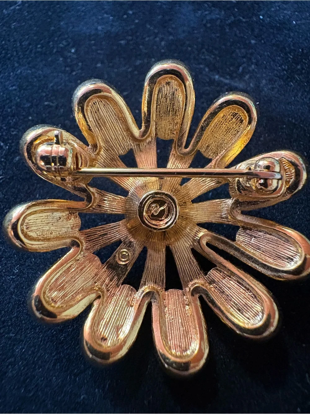 SIGNED Vintage Swarovski Brooch